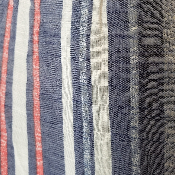 St John's Bay Top Sleeveless Striped Blue and White Women's Size Small NWT - Picture 10 of 15